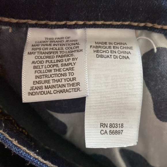 Lucky Brand Dark Wash Brooke Legging Jean in Size 4 Size 27 Jegging Skinny - Picture 5 of 11